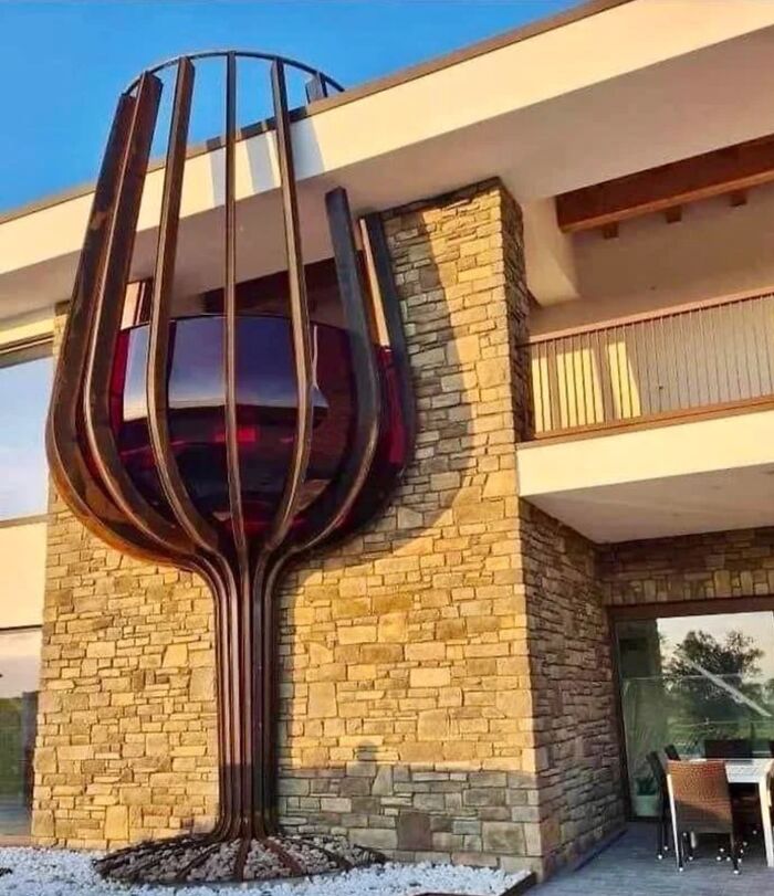 This Wine Glass Shaped Porch