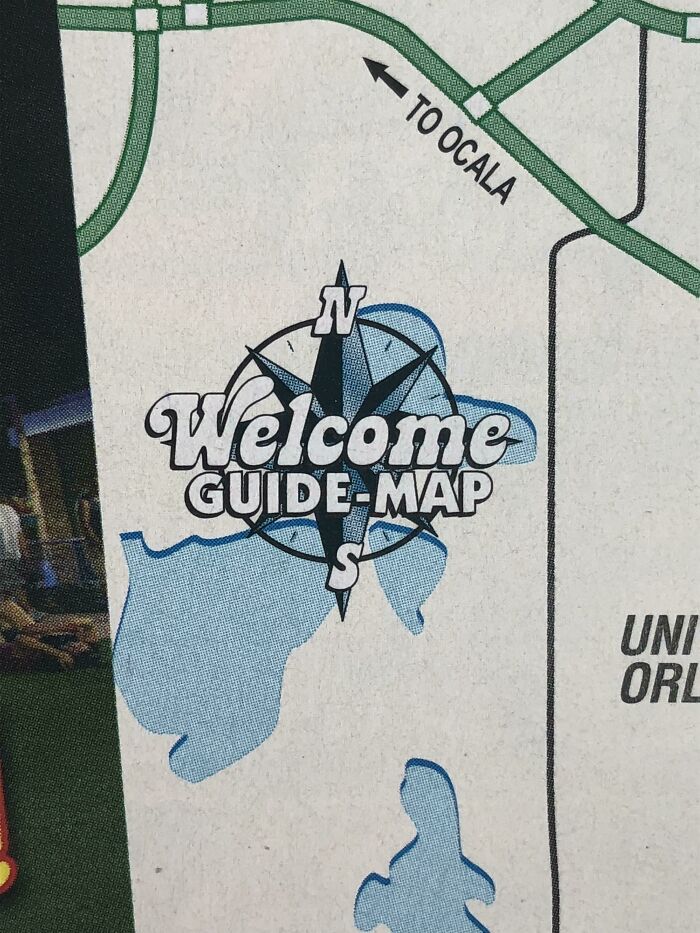 “Welcome” Fits Perfectly In Compass Rose