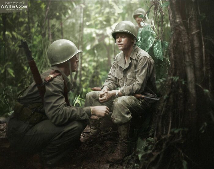 Accidental Renaissance During WWII, Colorized