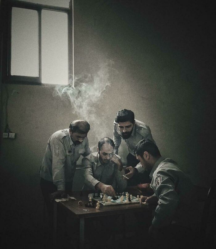 Chess Players In Mazandaran, Iran