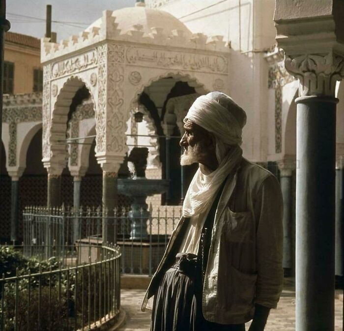 An Old Man In Pacha Mosque, Oran, Algeria