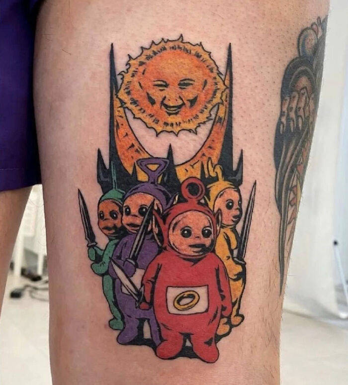 Esta fusión en un tatuaje