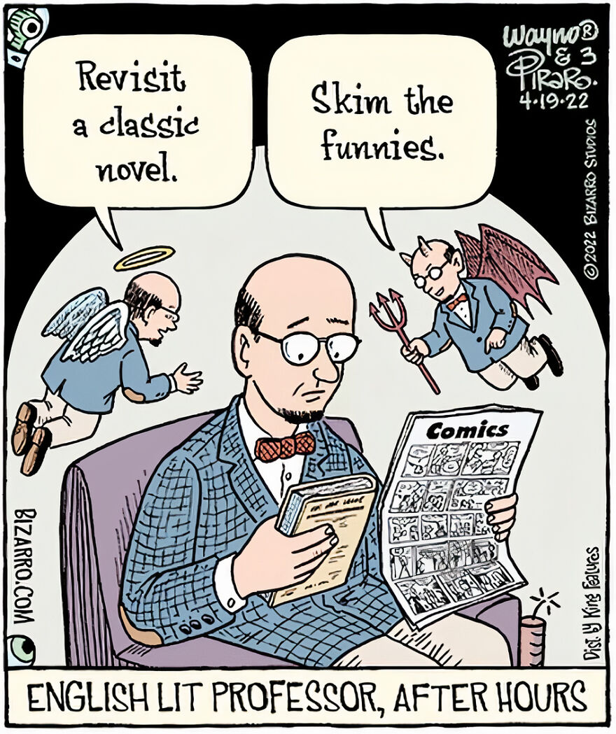 New Dark Comics By Dan Piraro That’ll Send You Feeling Nostalgic