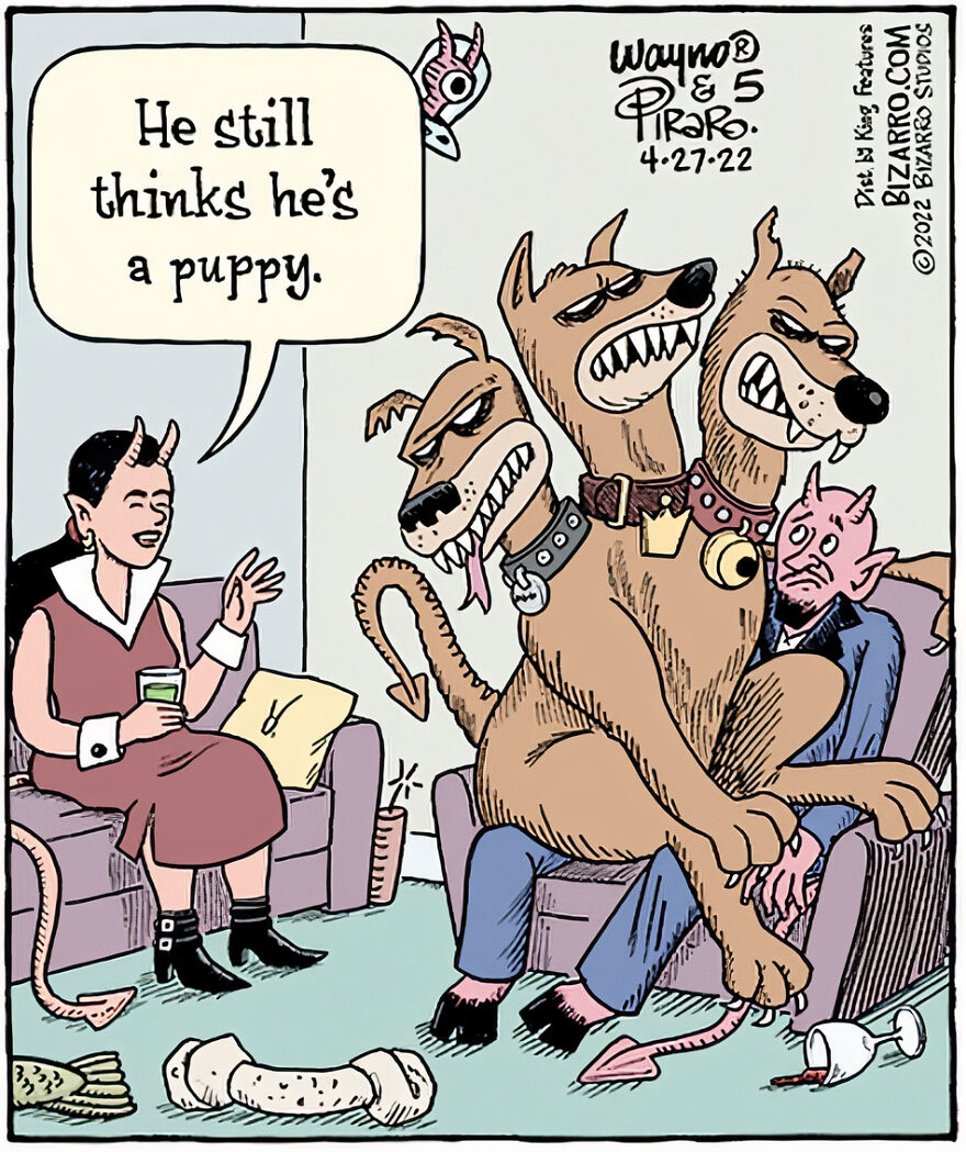 New Dark Comics By Dan Piraro That’ll Send You Feeling Nostalgic