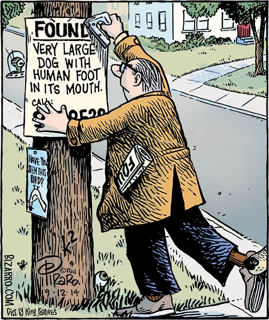 New Dark Comics By Dan Piraro That’ll Send You Feeling Nostalgic