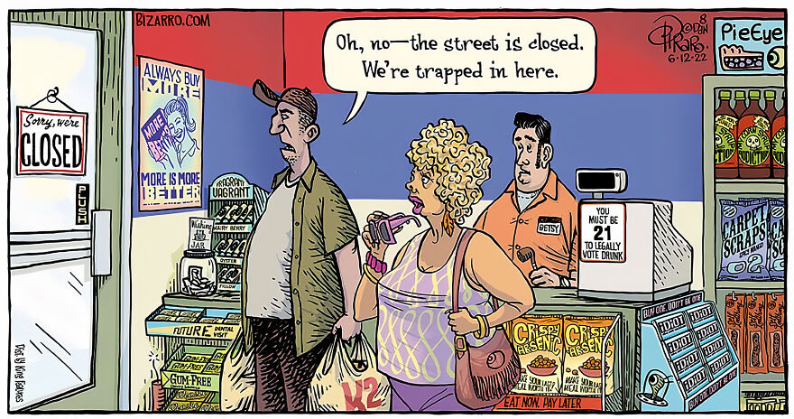 New Dark Comics By Dan Piraro That’ll Send You Feeling Nostalgic