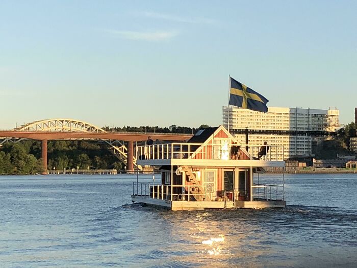 Only In Sweden You Can Find A Floating House