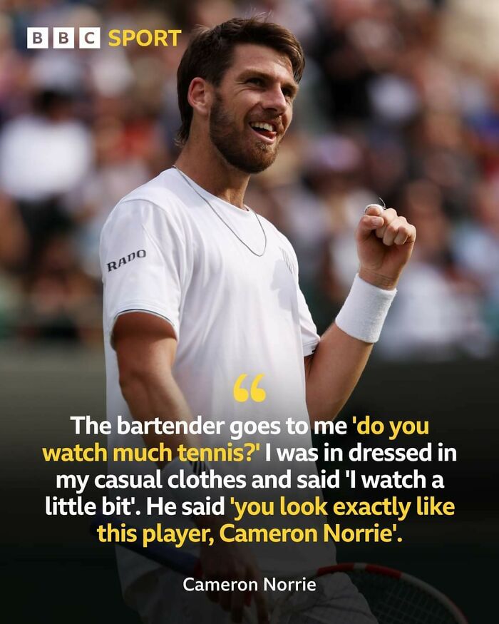 British Tennis Player Gets Mistaken... For Himself