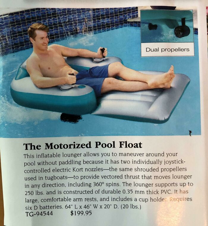Flotador motorizado para piscinas
