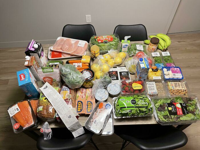 310 Cad Worth Of Grocery In Montreal, Canada
