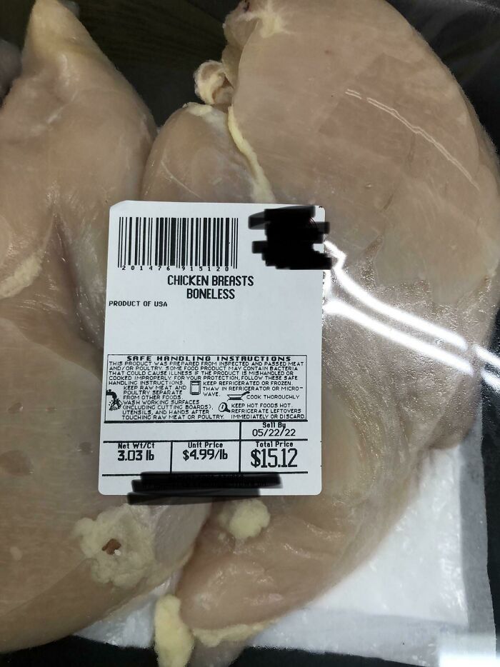 The Price Of Chicken Breast At My Local Grocery Store