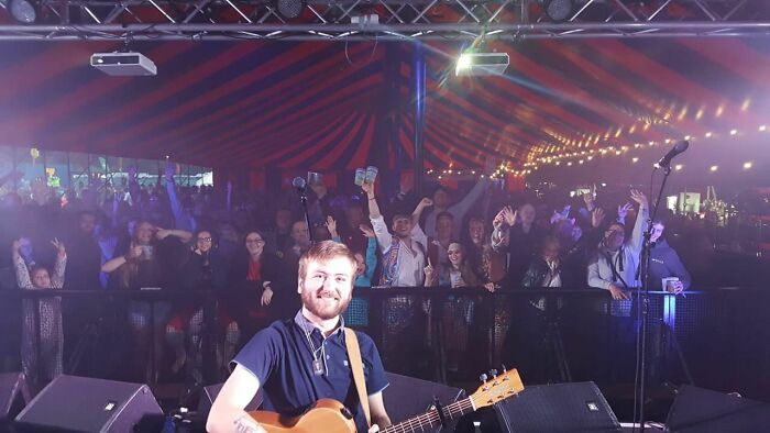 3 Years Ago, I Had My First Solo Gig, Where There Were 5 People In The Audience And I Was Nervous As Hell. Last Night, I Had A Gig In Front Over 1,000 People And Loved Every Single Second