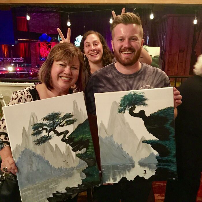 I Went To A Paint Night With My Mom The Other Night. We Had Such A Good Time, And It Was The Happiest I'd Been In A Long Time