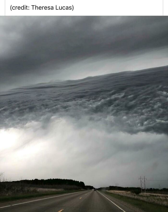 Estas nubes en Minnesota parecen el océano