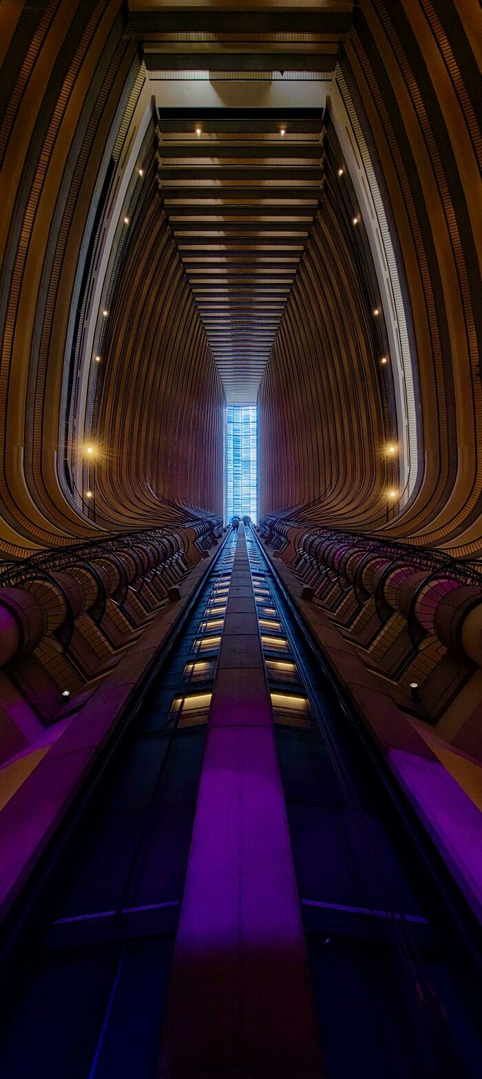 Looking Up From The Lobby Of The Marriott Marquis, Atlanta
