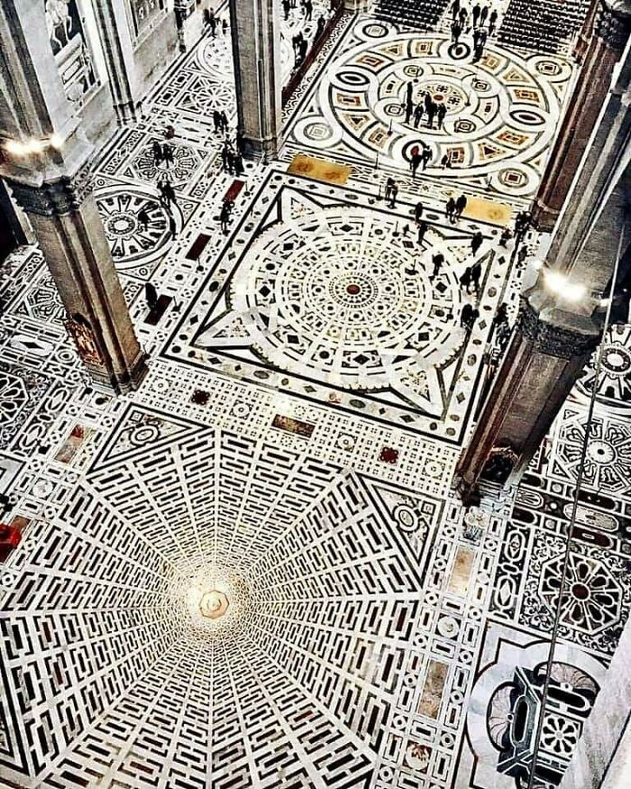 Looking At This Marble Floor Mosaic At The Santa Maria Del Fiore In Florence, Italy Is Like Gazing At The Light At The End Of A Tunnel