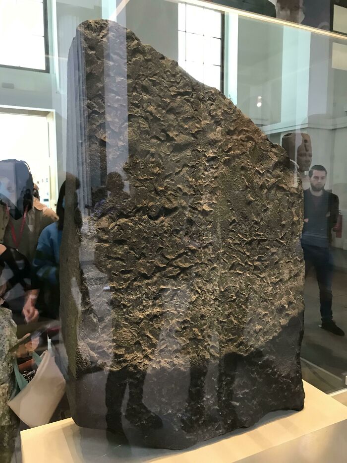 The Back Of The Rosetta Stone In London