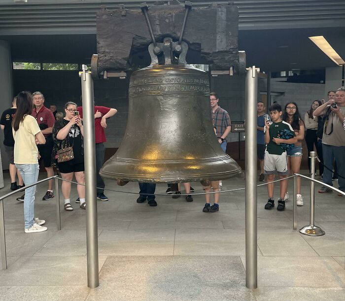The Other (Non-Cracked) Side Of The Liberty Bell