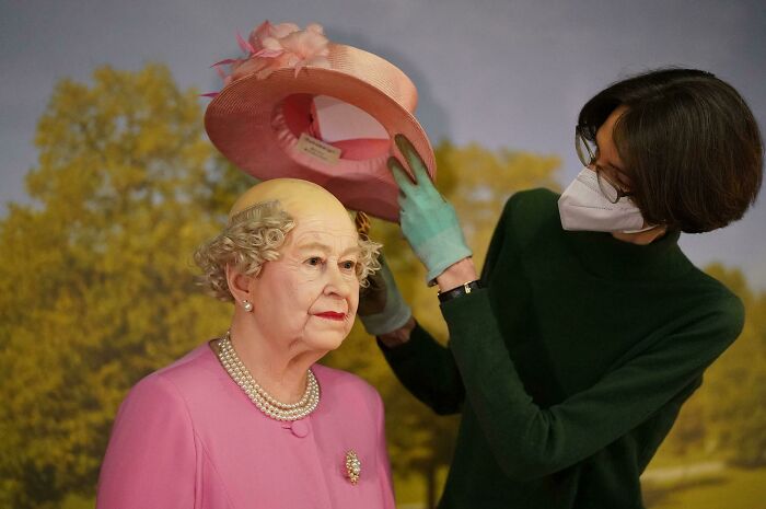 Figura de cera de la Reina Isabel