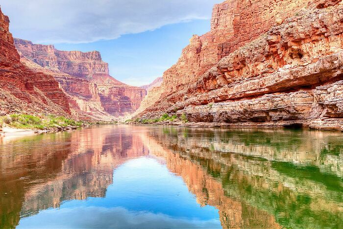 Don't Know About You, But I Very Rarely See Images Of The Grand Canyon Taken From Right Down At The Bottom. It's A Very Long Way Down, And In A Sense A Much Longer Way Back Up - That Might Be The Reason