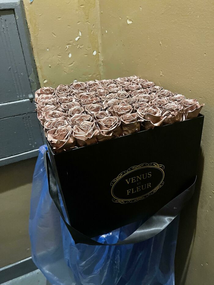 This Is A First… $450 Bouquet Of Roses