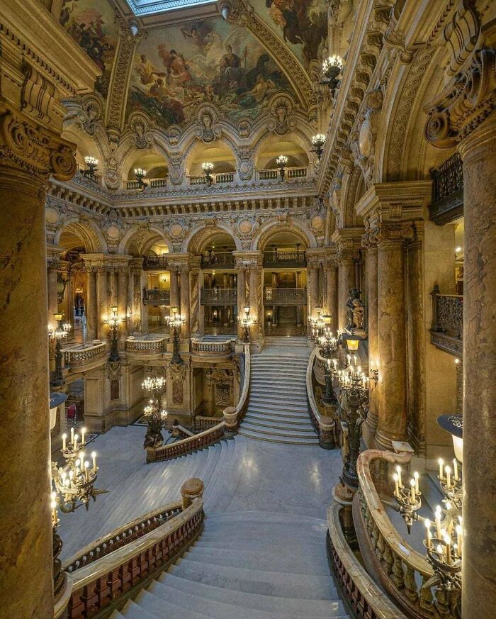 The Palais Garnier, Also Known As Opéra Garnier