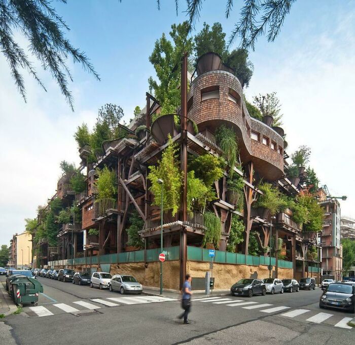 Vertical Forest - An Urban Treehouse That Protect Residents From Air And Noise Pollution