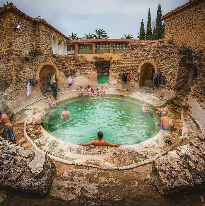 Hammam Essalihine Is A Roman Bathhouse Still In Use After 2,000 Years In Khenchela, Algeria