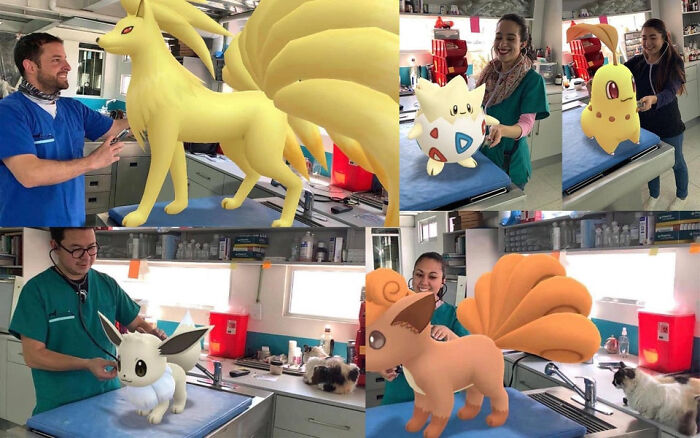 A Veterinary Hospital In Mexico Used Pokemon Go’s Snapshot Feature To Turn Their Office Into A Pokemon Center. Thanks, I Love It!