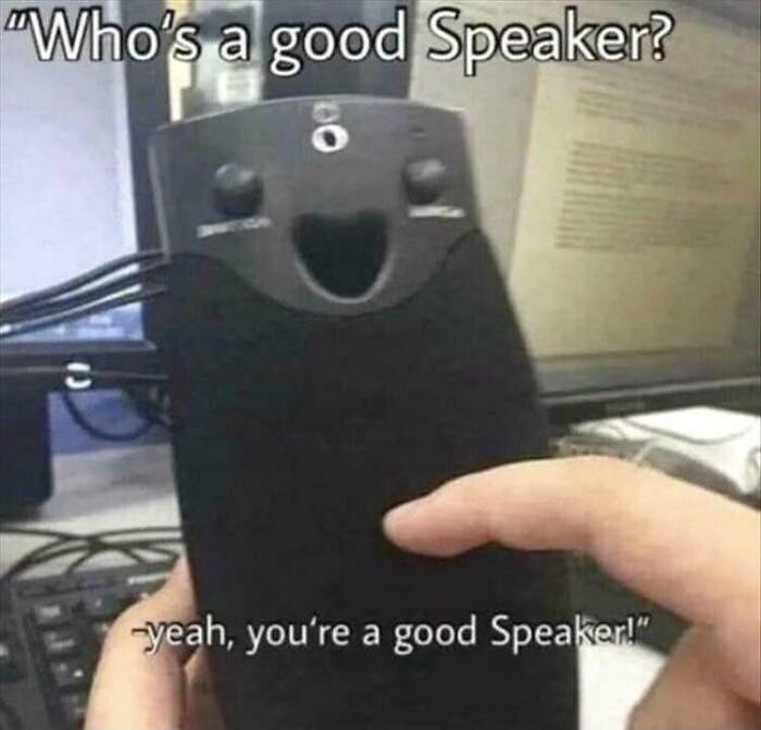Thanks, I Love Good Speaker