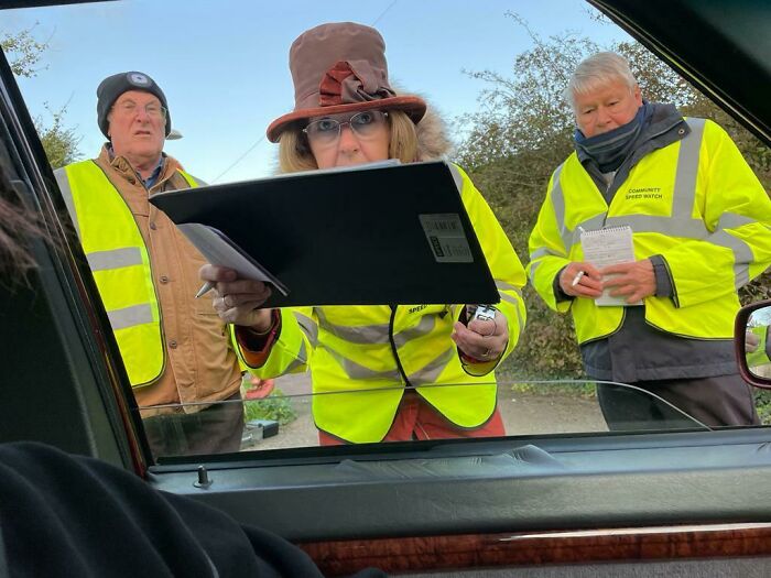 Local Speed Watch. Pointed There Hair Dryer At My Stepdad Doing 30. In A 30