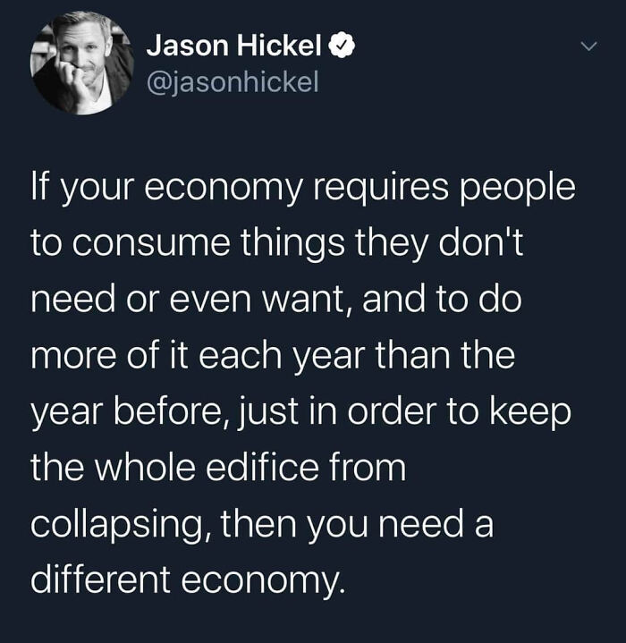 We Need A Different Economy