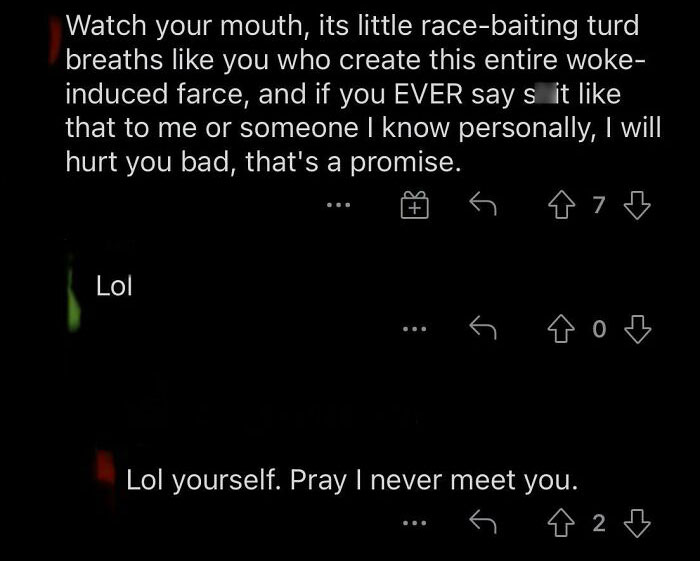 Watch Your Mouth You Race Baiting Turd Breath