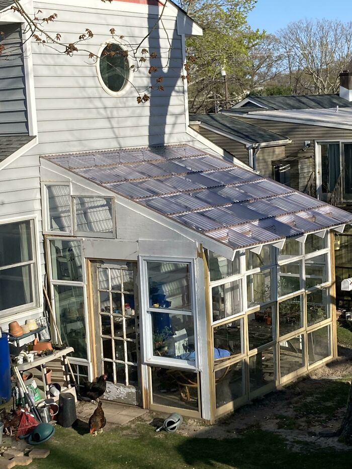 I Built A Greenhouse Out Of Reclaimed Materials, How Did I Do?