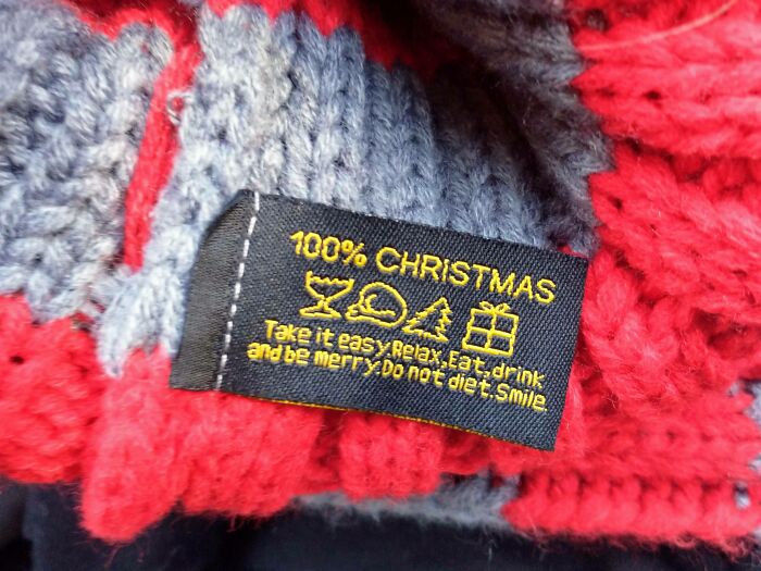 My Christmas Hat Is Made Of 100% Christmas
