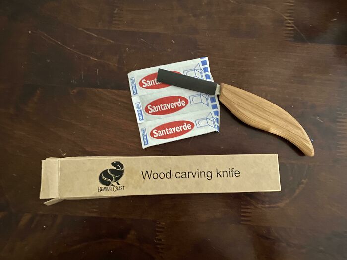 My New Carving Knife Came With Bandages