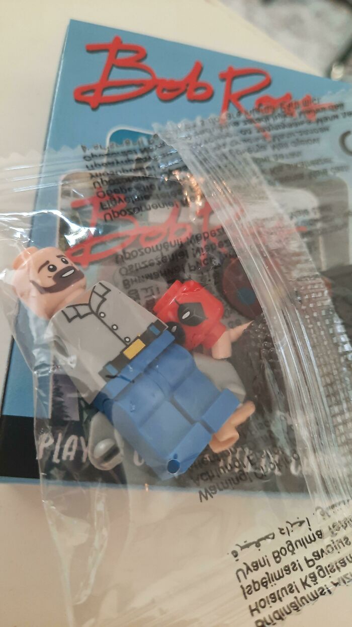 My Bob Ross LEGO Came With Deadpool's Mask