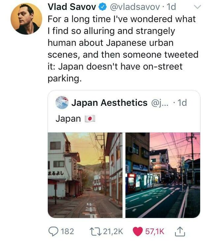 Tweet About The Lack Of On-Street Parking In Japan