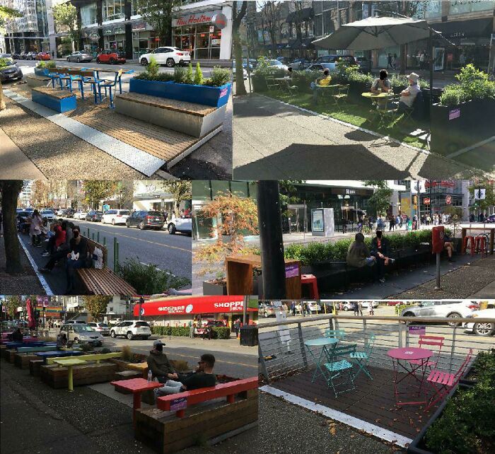 As Promised, Here's Some More "Parklets" From Around Downtown Vancouver.