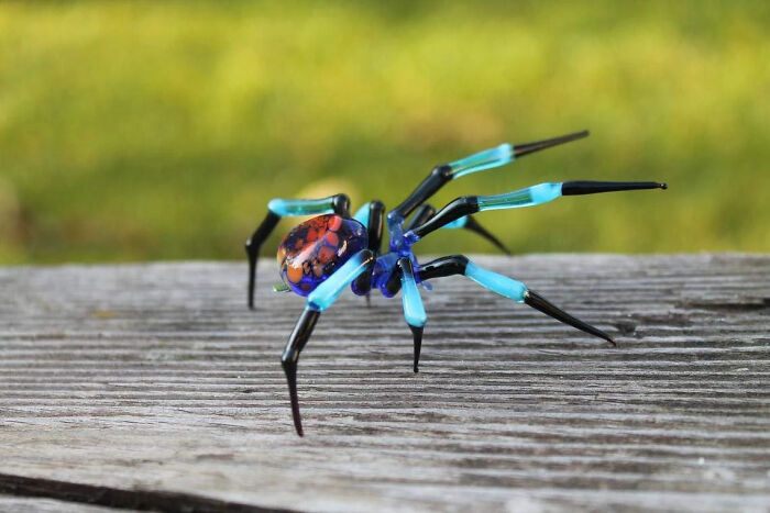 Hi All! I Will Try To Surprise You With A Glass Sculpture Of A Spider That I Made Myself. What Do You Think, Is It Worthy Of Your Attention?