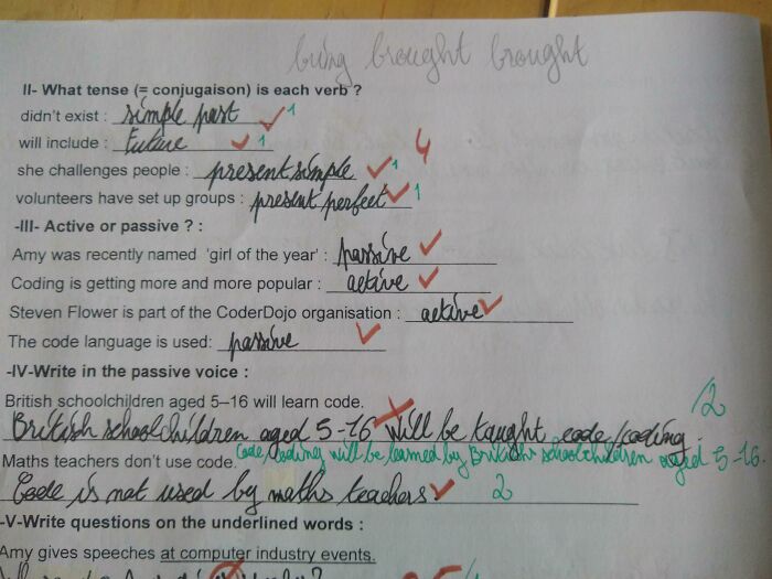 I Think My English Teacher Hates Me. English Is Not My Mother Tongue By The Way