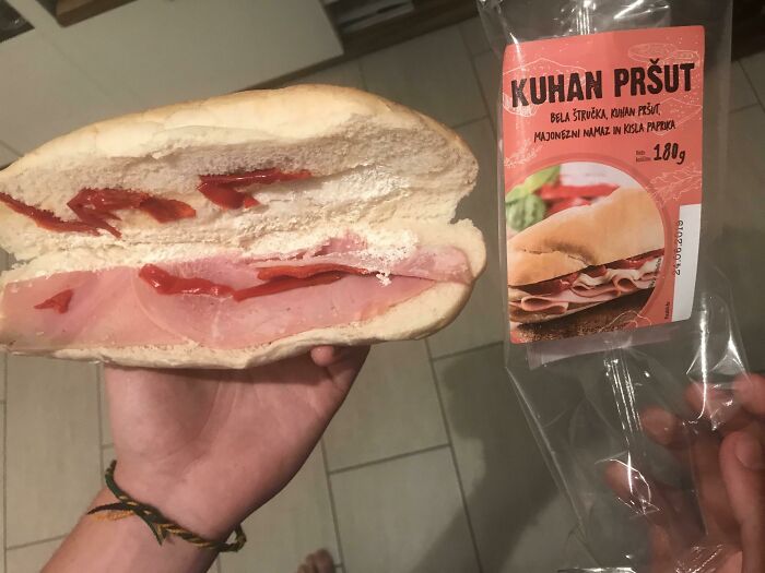 Reality vs. Expectation. It Wasn’t Even A Cheap Sandwich