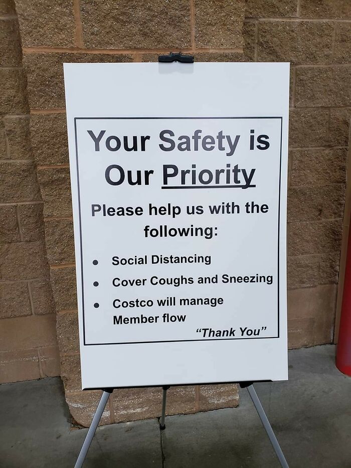 "You're Welcome"? From Costco In KCMO