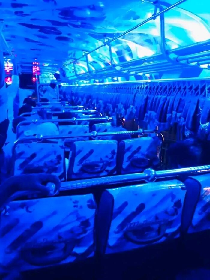 Diseño interior de este autobús
