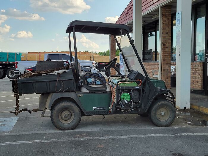 An Older Dude Drove This Up To The Gas Station