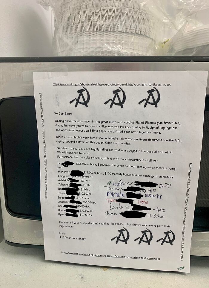 To Prevent Employees From Discussing Wages
