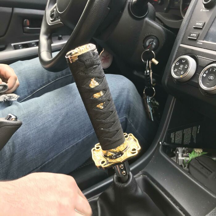 My Cousin’s Samurai Sword Shift Knob