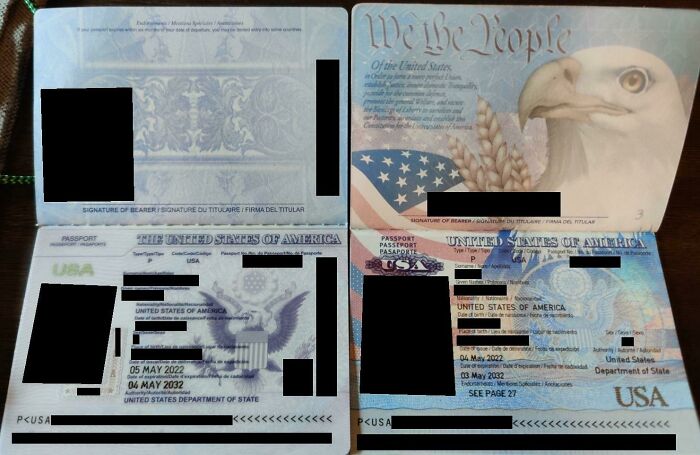 Me And My Girlfriend Renewed Our Passports Together But Her's Came Back As The Next Generation Version While I Got The Old One