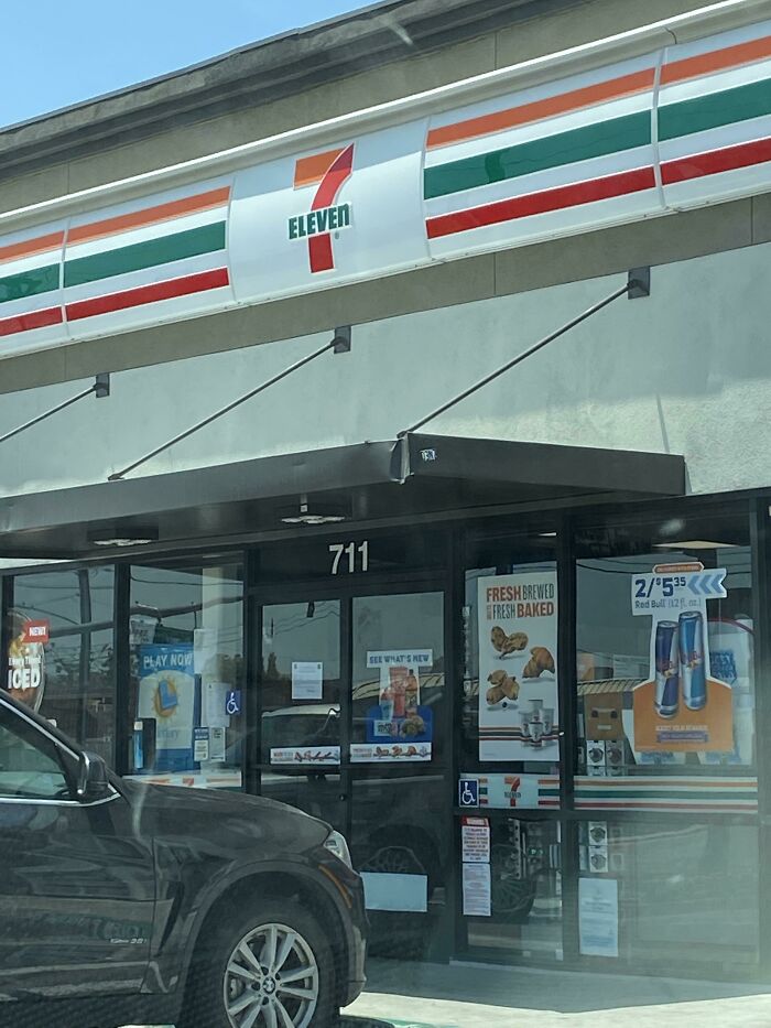 This 7-11 Has A Street Address Of 711