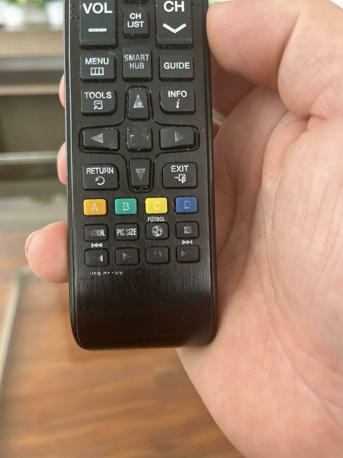 TV Remote In Peru Has A Button For Soccer